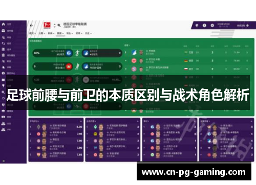 足球前腰与前卫的本质区别与战术角色解析